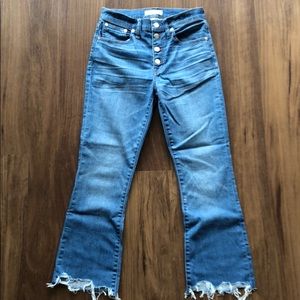 Madewell Cali Demi-Boot Jean, Raw Hem, 27